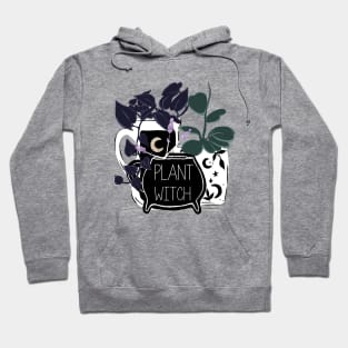 Plant Witch, Witch Lady Plant Lover Hoodie